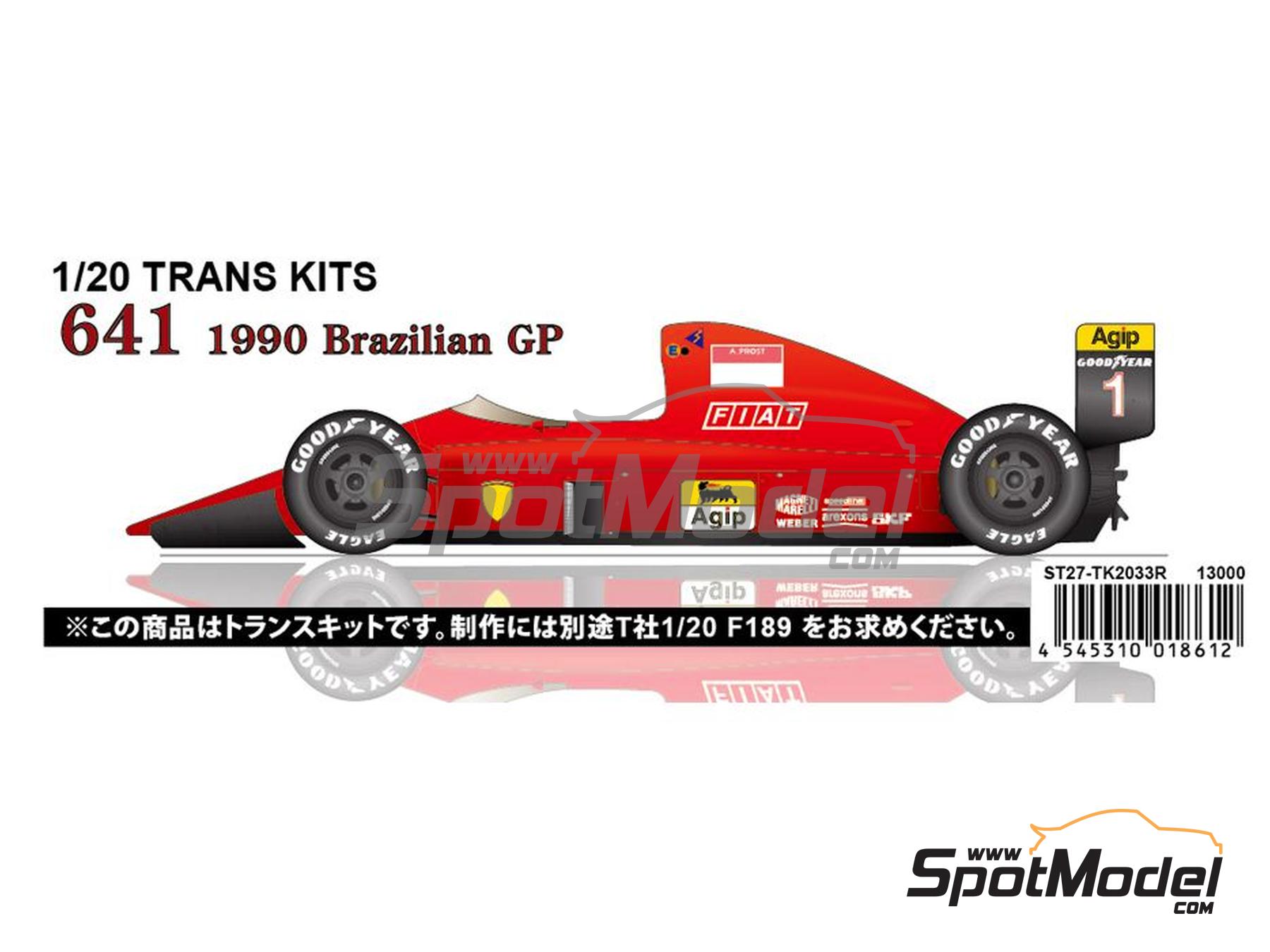 Studio27 TK2033R: Transkit 1/20 scale - Ferrari 641 Scuderia