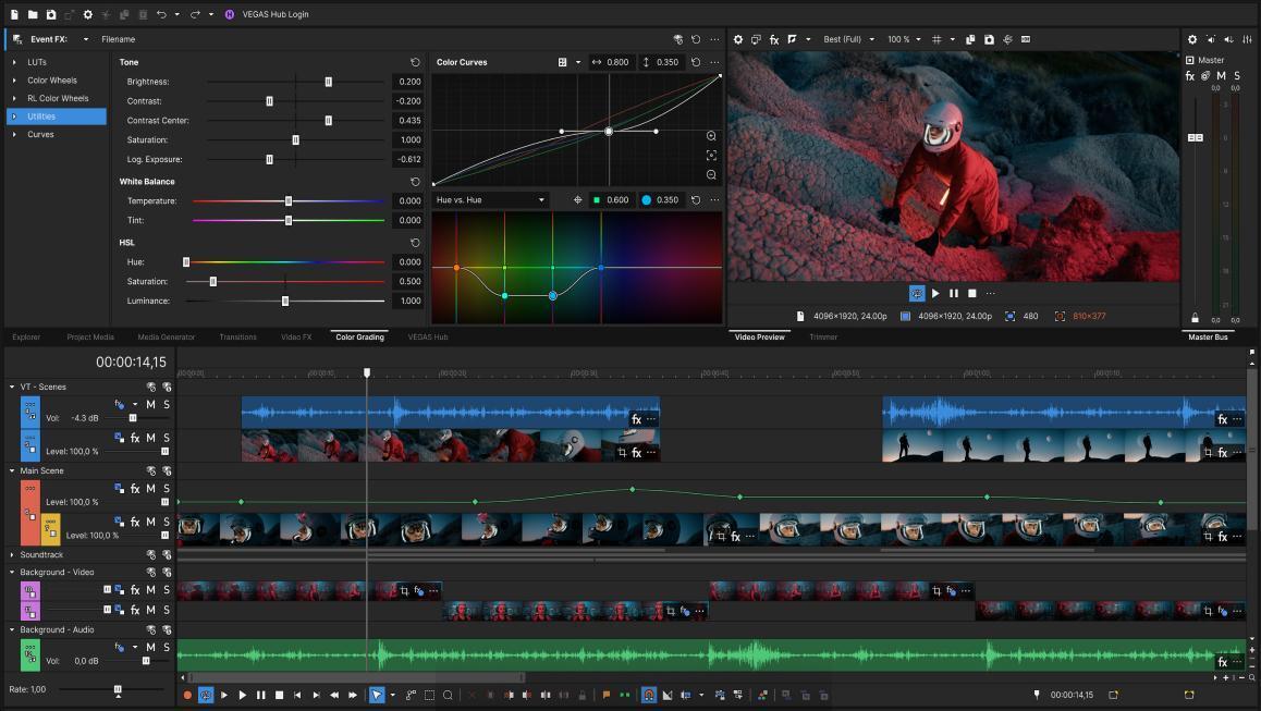 MAGIX Vegas Pro 23 Suite Video Editing Software | Sweetwater