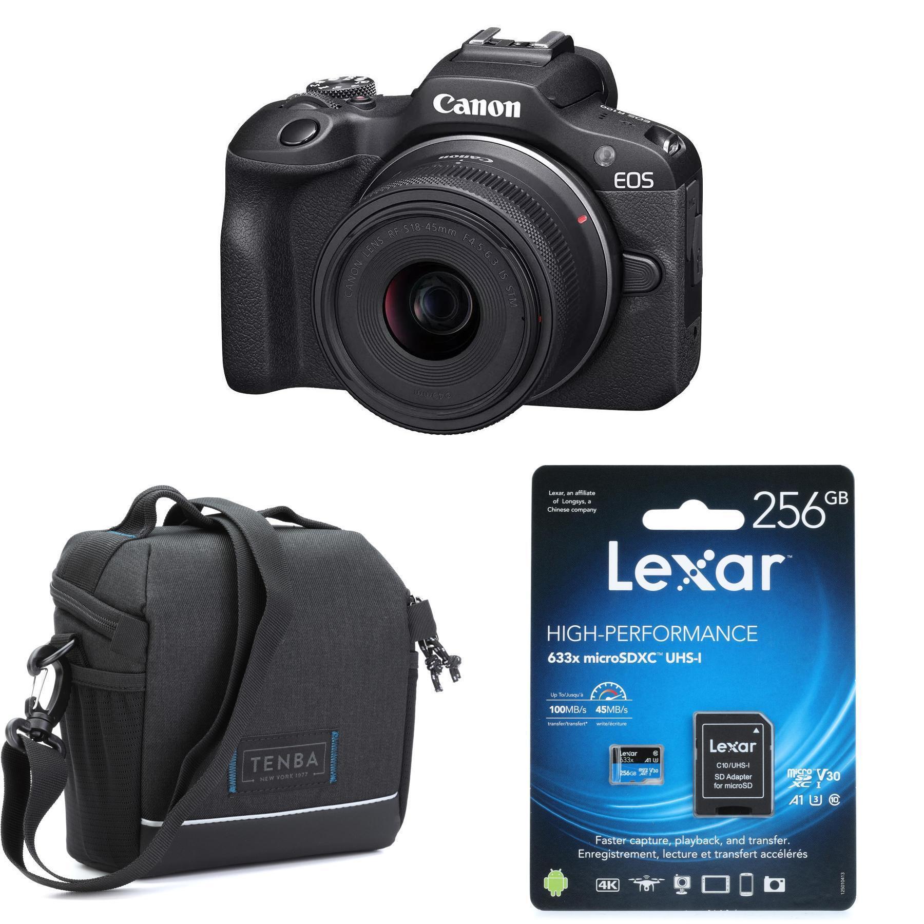 Canon EOS R100 with RF-S 18-45mm f/4.5-6.3 IS STM Kit with