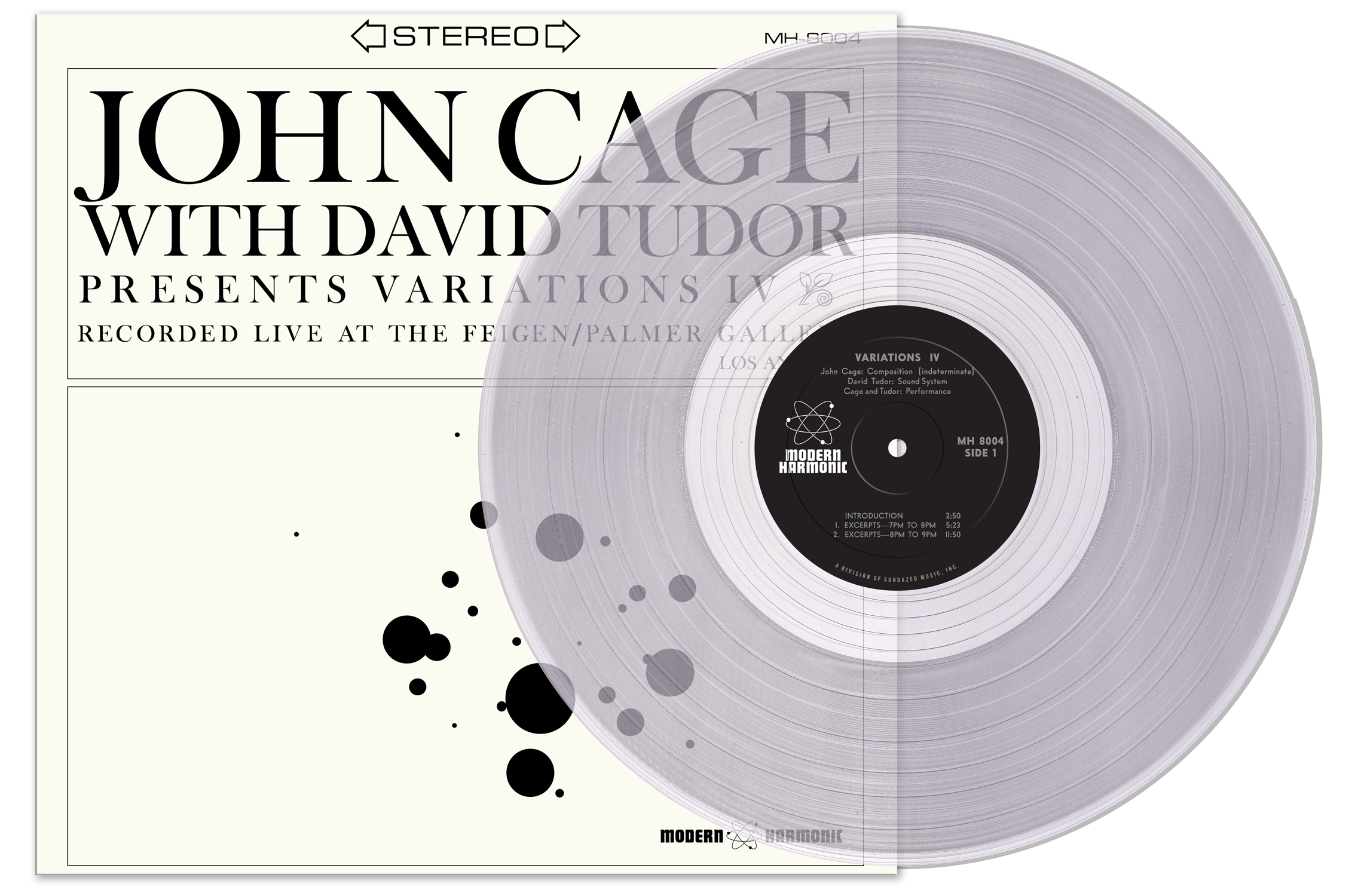 John Cage With David Tudor - Variations IV - LP