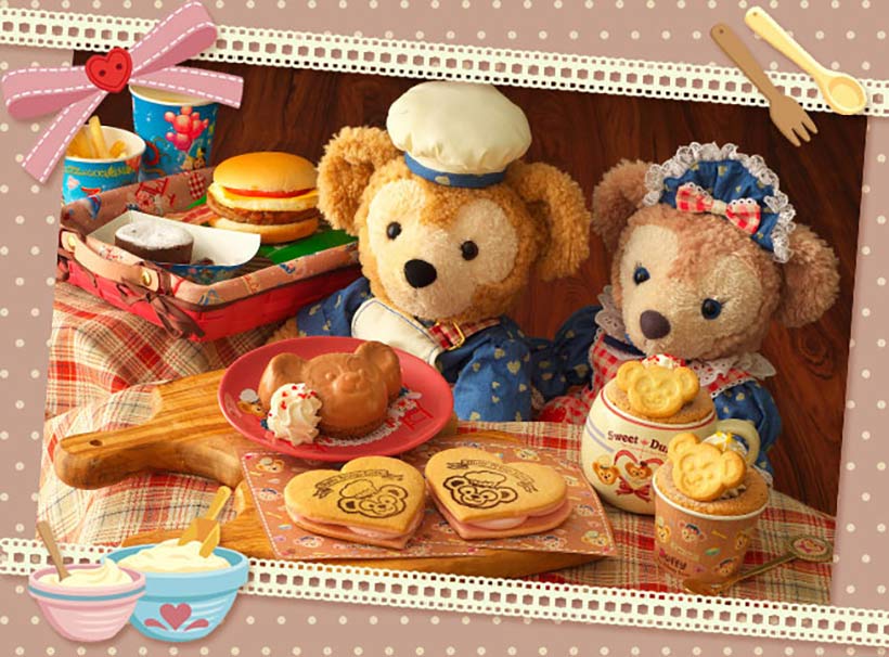 公式】ダッフィーとシェリーメイが主役のかわいいスウィーツを