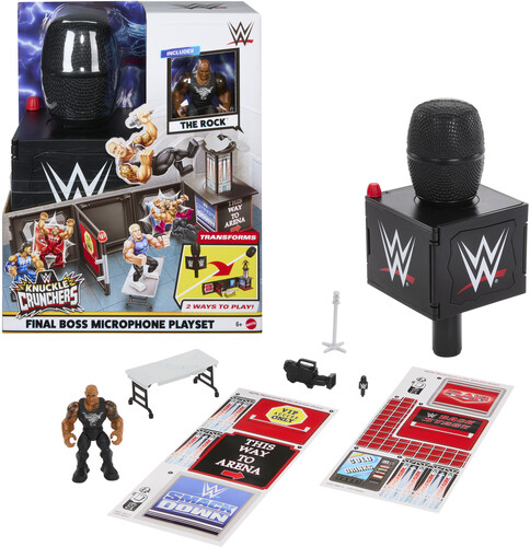 Mattel Collectble - WWE Knuckle Crunchers The Rock Final Boss