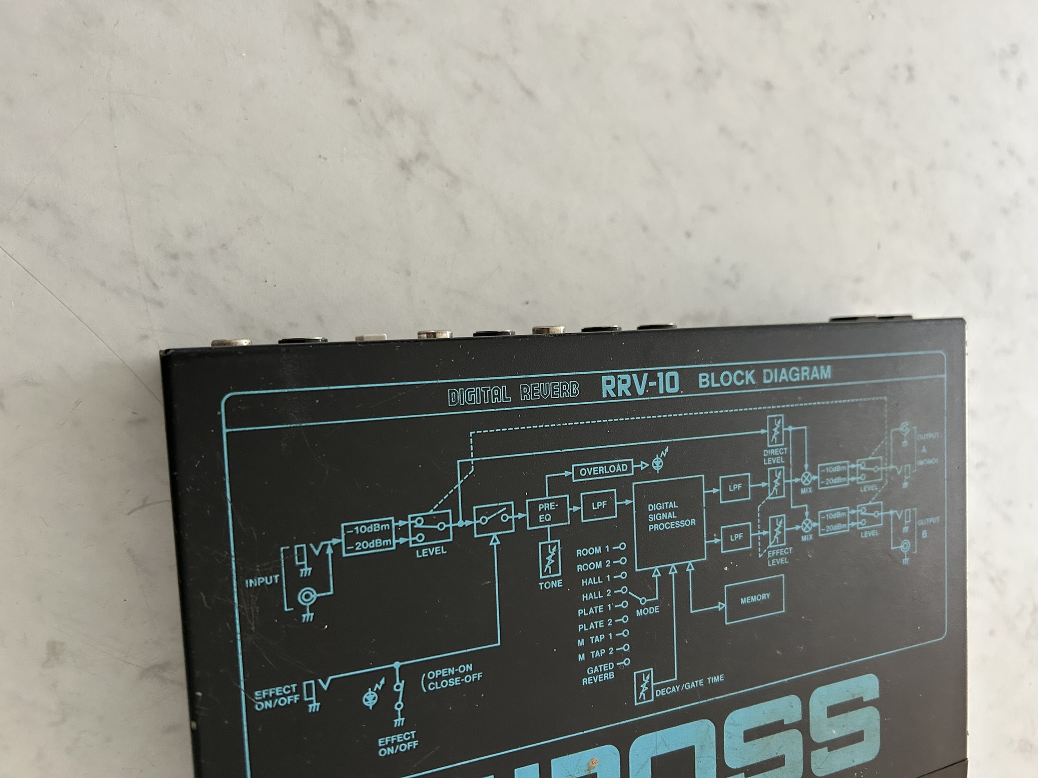 RRV-10 Digital Reverb - Boss RRV-10 Digital Reverb - Audiofanzine