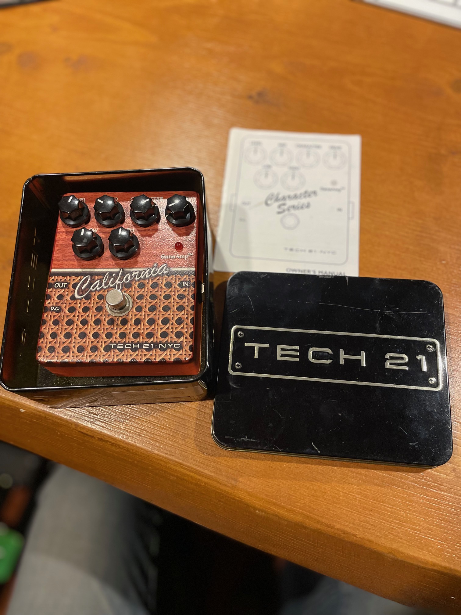 Tech21 SANSAMP California 動作確認済み Tech 21 SansAmp Character