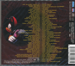 SHADOW THE HEDGEHOG ORIGINAL SOUNDTRAX | WM-0518~9 - VGMdb