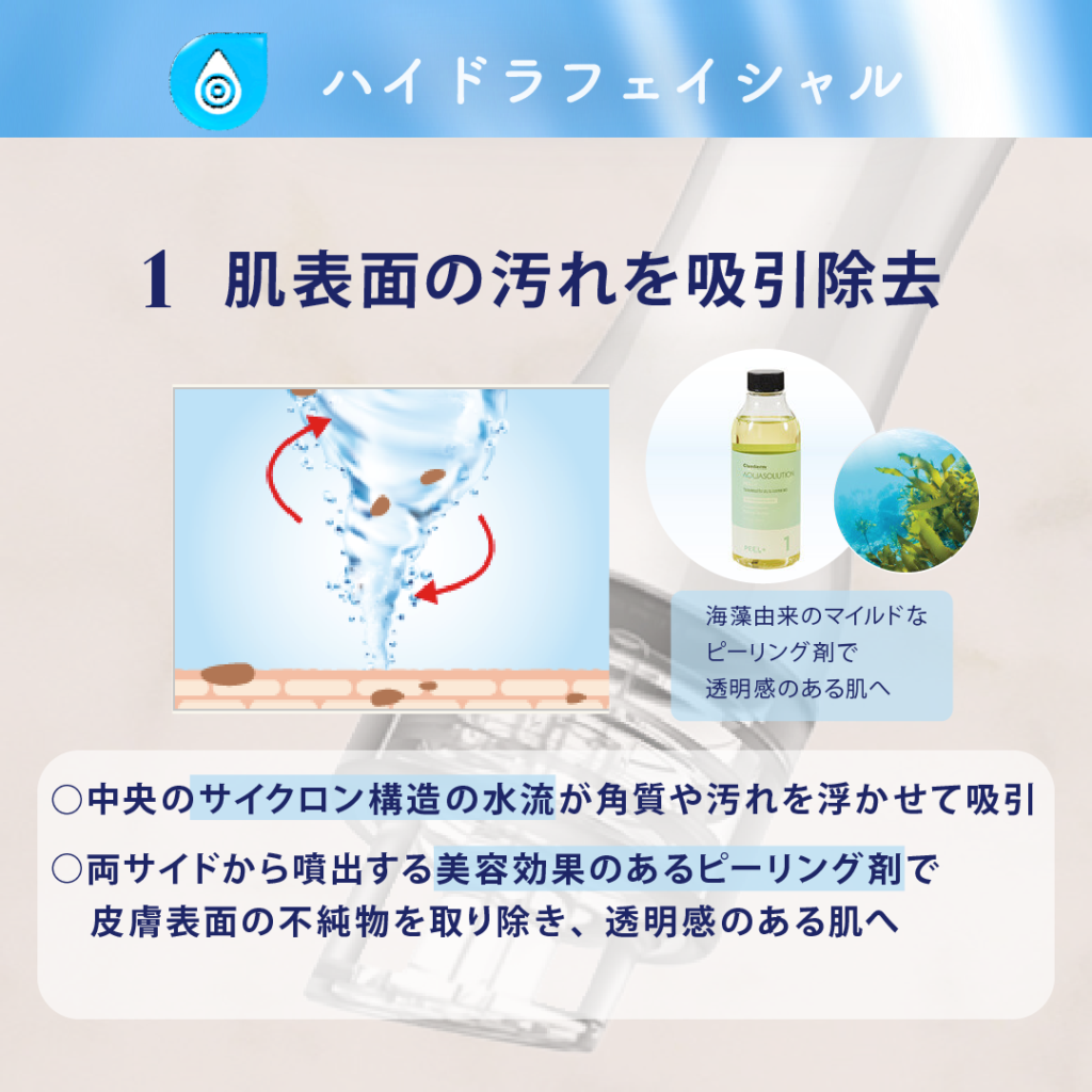 アクアピーリング毛穴洗浄って何？ | 麻布十番でハーブピーリングなら