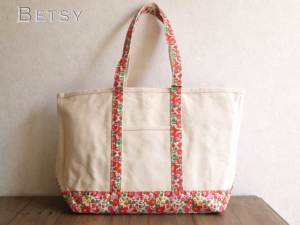 LIBERTY FABRICS リバティプリントを使ったトートバッグ（L) マザーズ
