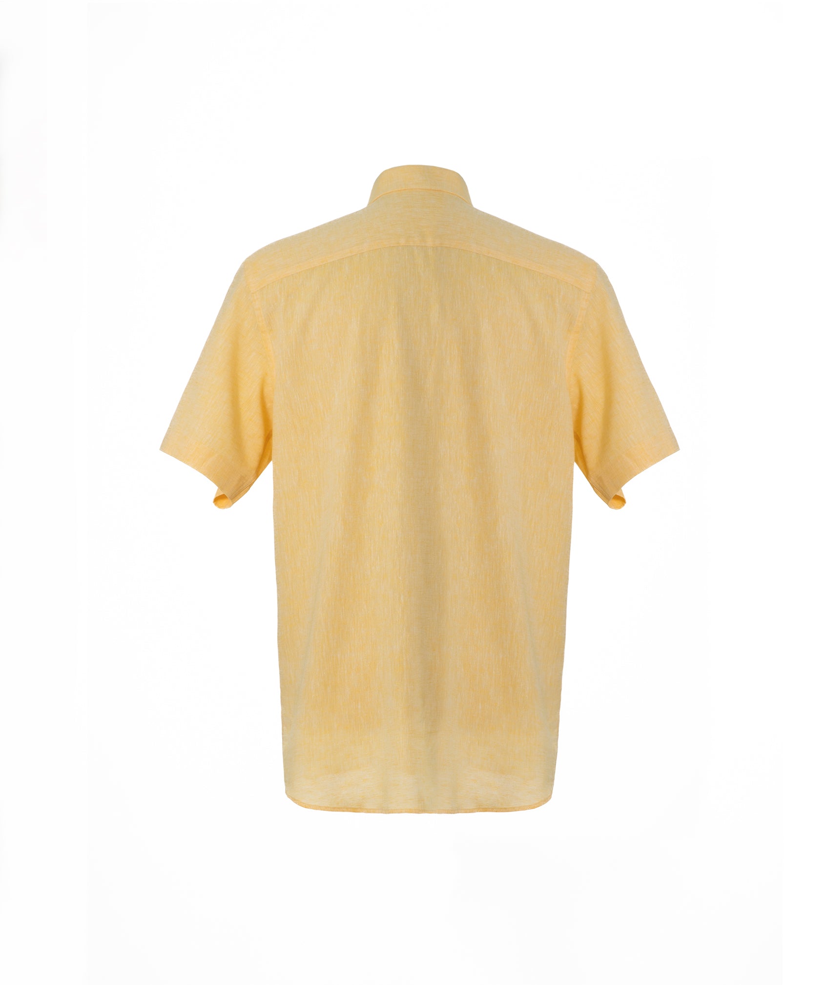 Mesciu Gigi Pianosa Formal Shirt | Laguna Yellow | Cotton/Linen | $190
