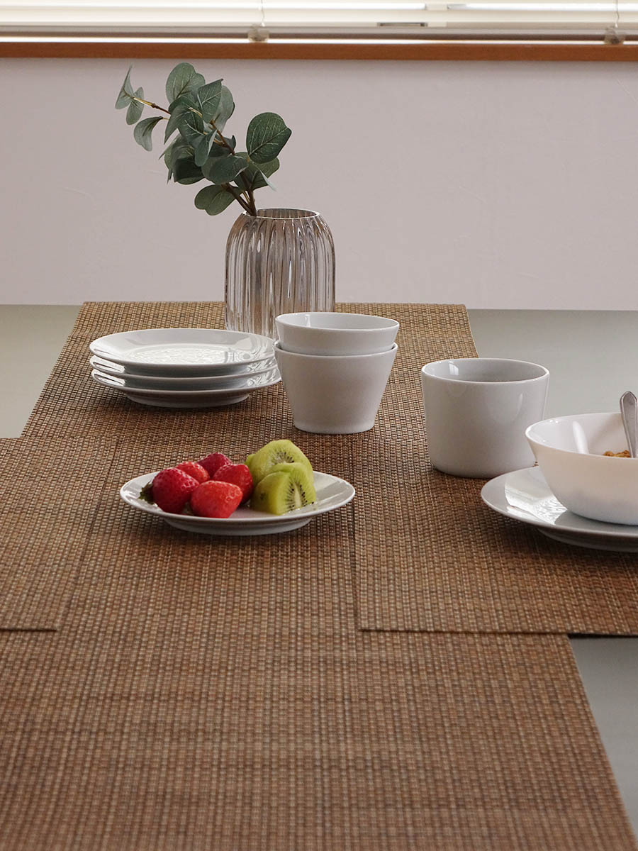 チルウィッチ M/Basketweave テーブルランナー ダークウォルナット