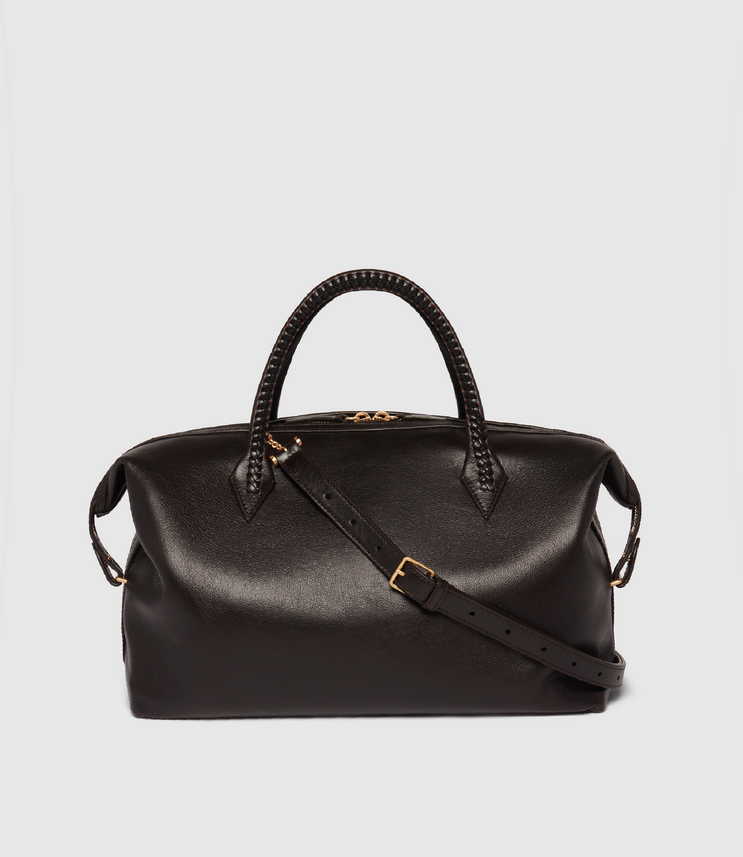 Métier Vérité City Handmade Italian Elvis Buffalo Leather Handbag