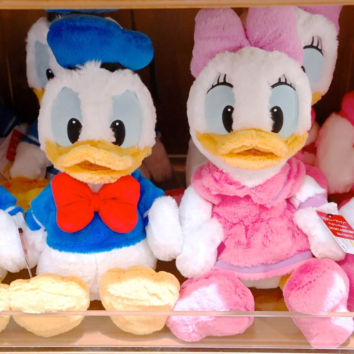ドナルドダック&デイジーダックのふわふわぬいぐるみ！東京