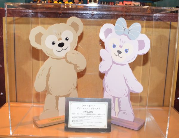 ディズニー30周年 ダッフィー＆シェリーメイ 木製ウッドボード 刻印有