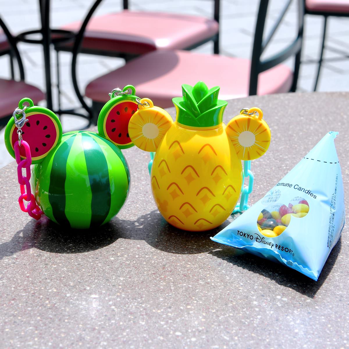 ミッキーシェイプなスイカ＆パイナップル☆東京ディズニーシー