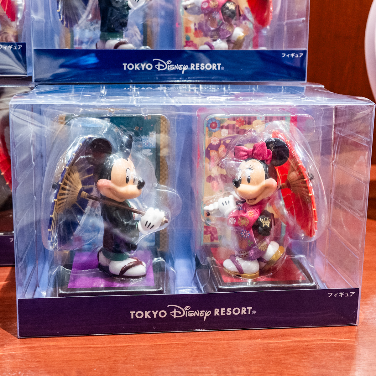 和装ミッキー、ミニーのセット！東京ディズニーリゾート フィギュア