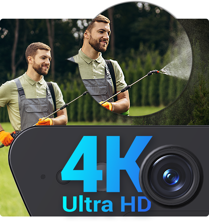 CB5 4K スマートホーム太陽電池カメラ