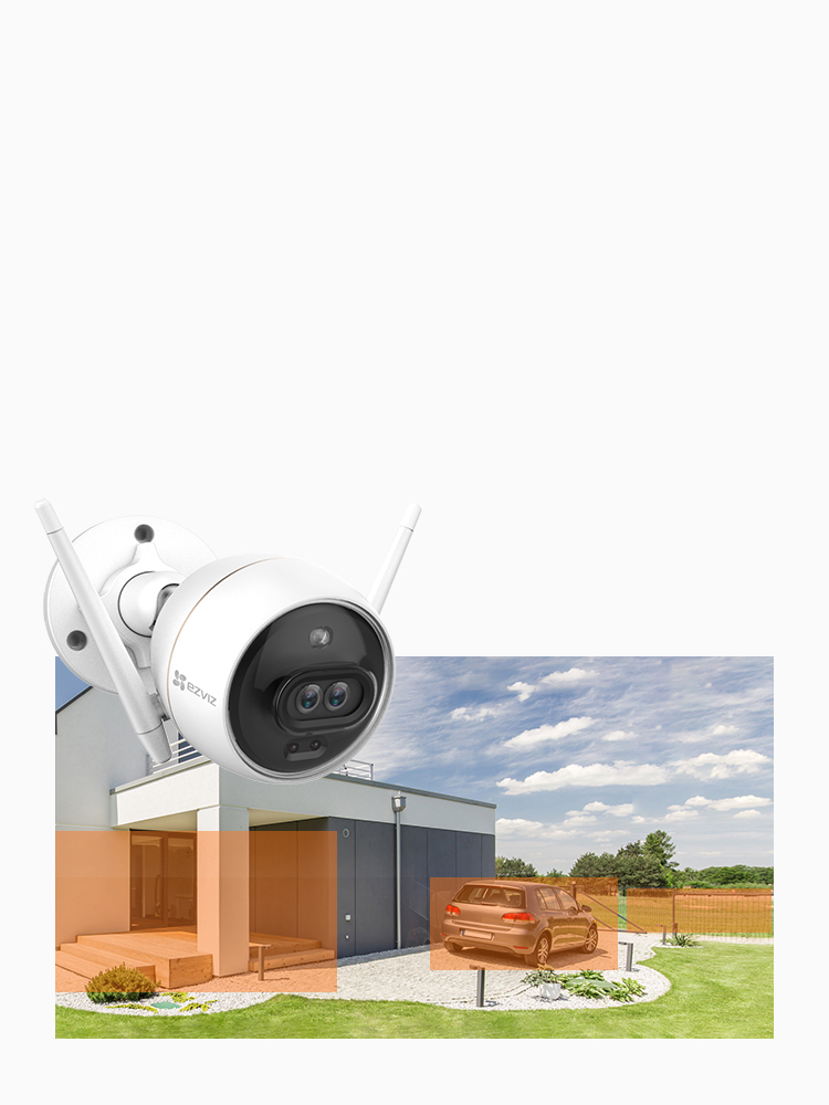 EZVIZ C3X - Dual-lens Wi-Fi camera with built-in AI