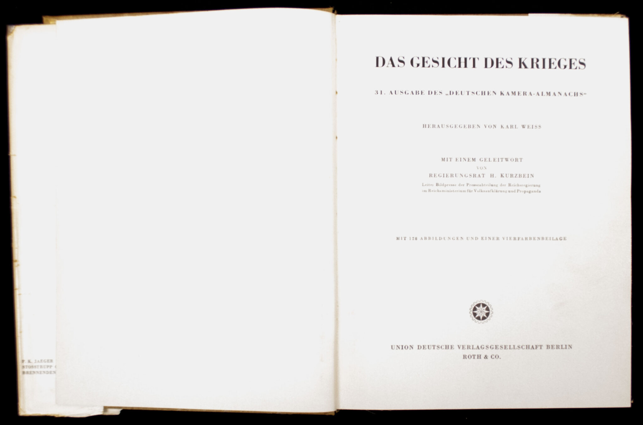 Book) Das Gesicht des Krieges (1940)