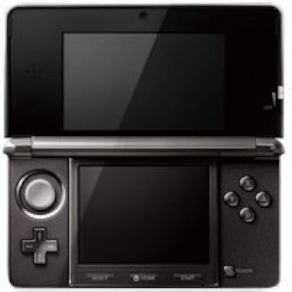 Nintendo 3DS - Cosmo Black - Standard Edition: Nintendo 3DS: Video