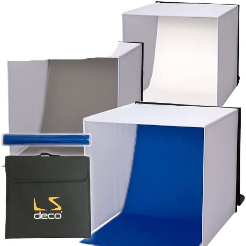 Amazon | LS deco 撮影ボックス60 【撮影ブース】ロールタイプ3