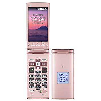 Amazon | KYOCERA かんたんケータイ KYF36 KYF36SPA ピンク | KYOCERA