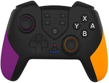 Amazon.co.jp: Switch コントローラー パープル×オレンジ 無線