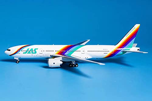 Amazon.co.jp: 元JASのB777-200レインボーセブン 特別塗装ジェット 1
