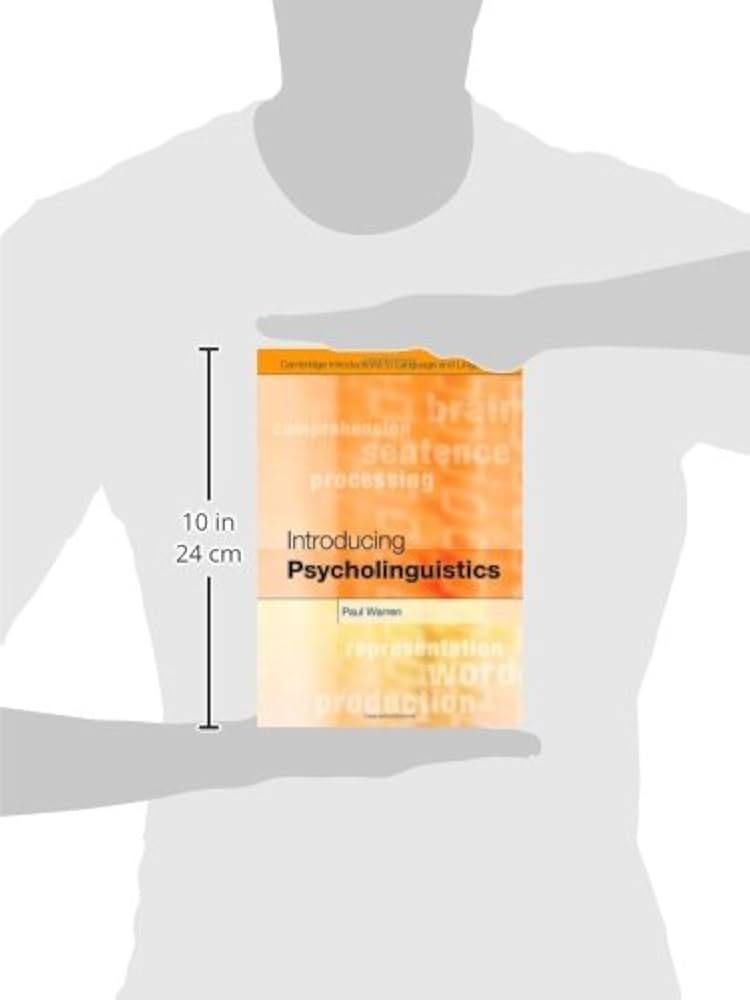 Amazon.com: Introducing Psycholinguistics (Cambridge Introductions