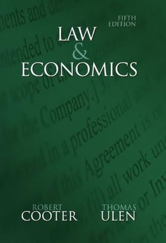Law and Economics (5th Edition): 9780321336347: Economics Books