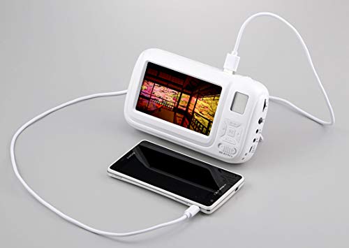 Amazon.co.jp: 大画面ポータブルテレビラジオ 防災グッズ ワンセグ 4.3
