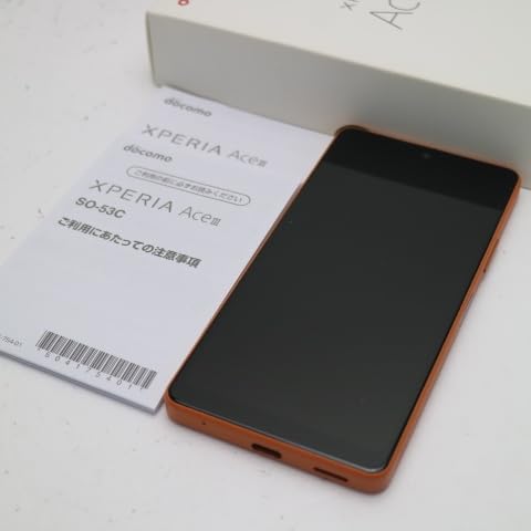 Amazon.co.jp: SIM Free docomo Xperia Ace III SO-53C Brick Orange