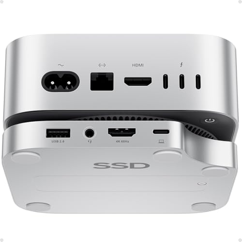 Amazon | PULWTOP 9 in 1 USB C ハブ Mac Mini M4/ M4 Pro 2024用