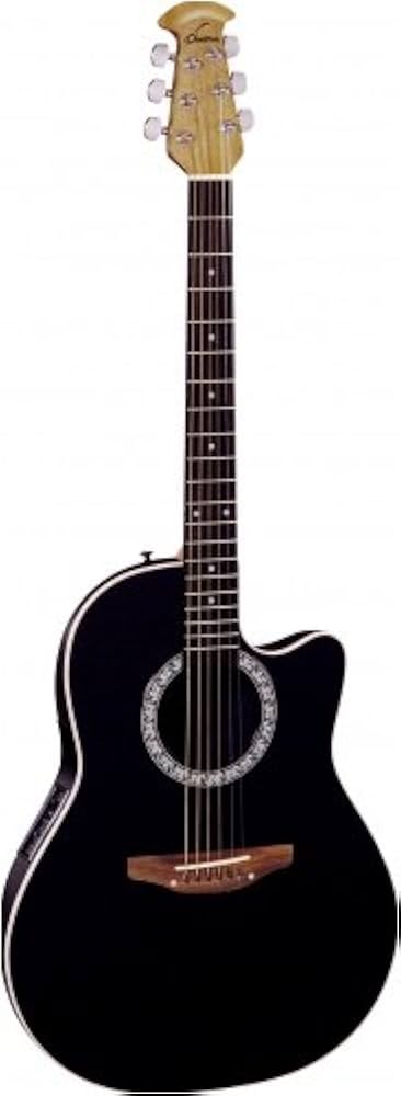 Ovation cc057 Celebrity guitarra eléctrica y acústica (negro