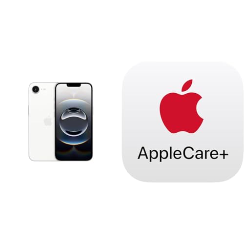 Amazon | iPhone 16e 128GB:ホワイト + 2年延長 AppleCare+ 盗難・紛失