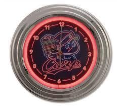 Amazon.co.jp: 貴重なグッズ 広島カープ ネオン風LEDクロック 2022年