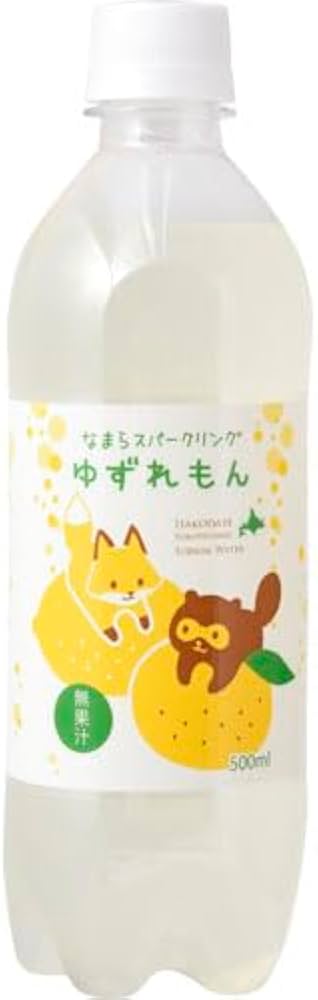 Amazon.co.jp: 小原 なまらスパークリングゆずれもん 500ml : 食品