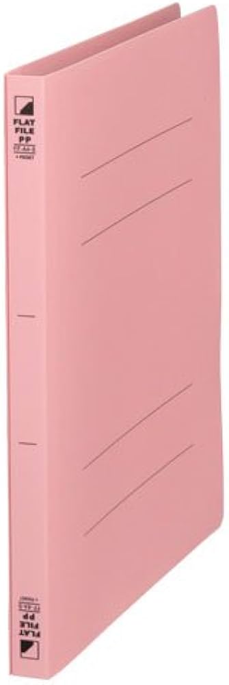 Amazon.co.jp: ビュートン フラットファイルPP A4 内ポケット付 ピンク