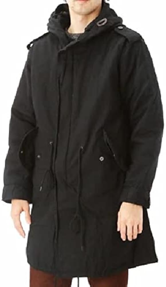 Amazon.co.jp: ヒューストン M-51パーカ モッズコート ブラック S