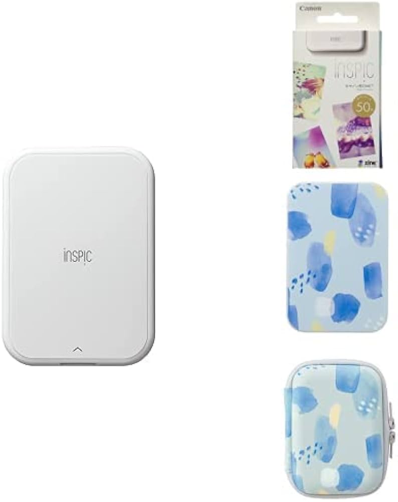 Amazon.co.jp: 【4点セット】Canon スマホ専用ミニフォトプリンター