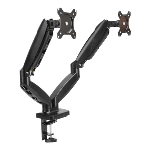 Amazon.co.jp: Amazon Basics Dual Monitor Arm with Gas Spring (Up