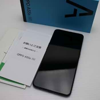 Amazon | SIMフリー OPPO A55s 5G 64GB ブラック | ノーブランド品