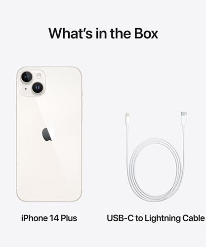 Amazon.com: Apple iPhone 14 Plus, 256GB, Starlight - Unlocked