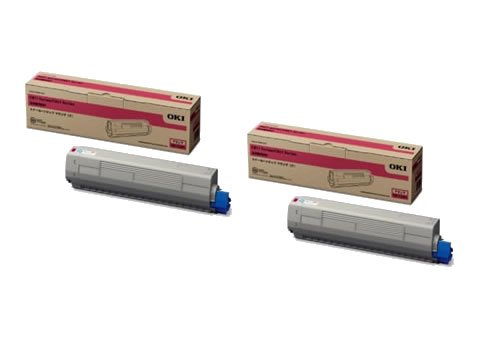 Amazon | OKI 純正品 TNR-C3LM1 トナーカートリッジ マゼンタ 2本