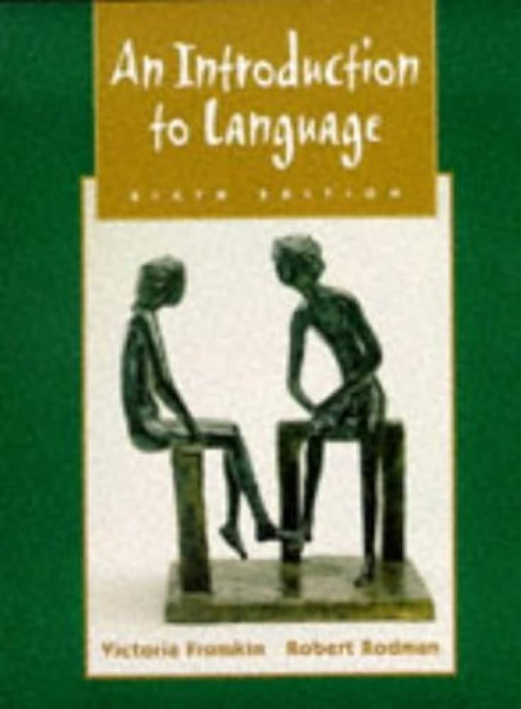 Amazon.com: An Introduction To Language, 6e: 9780030186820
