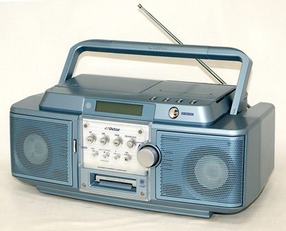 Amazon | Victor JVC CD-MDポータブルシステム Clavia ブルー RC