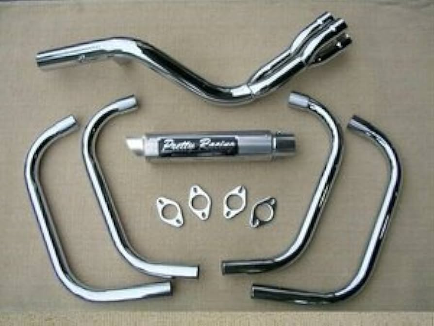 Amazon | PRETTY RACING製 GSX400FS 分割式 50.8π (流タイプ3) PRETTY