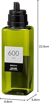 Amazon｜カインズ(CAINZ) 詰替ボトル 600ml グリーン 上キャップ 軽量