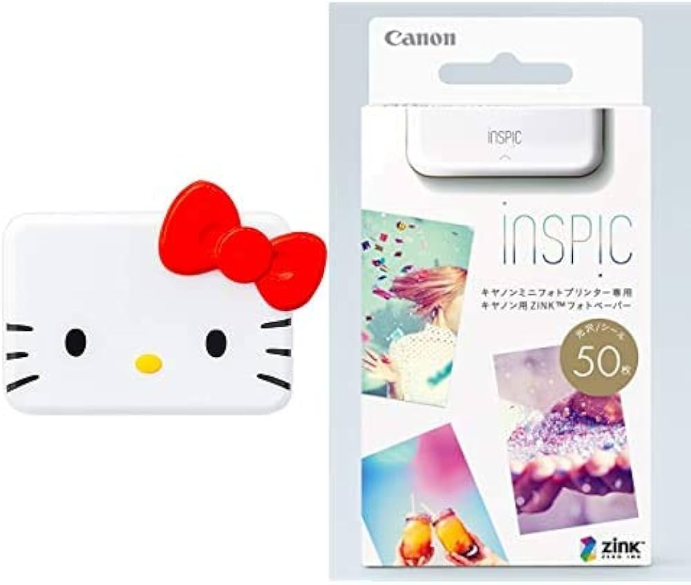 Amazon.co.jp: 【セット買い】Canon スマホプリンターiNSPiC PV-123-HK