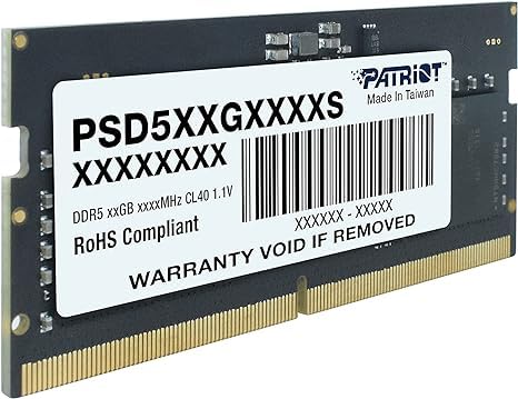 Patriot Memory Signature DDR5 RAM 32GB (1X32GB) 5600MHz CL46