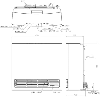 Amazon | 【2022年製】ノーリツ ガスファンヒーター GFH-4006D-MR-LPG