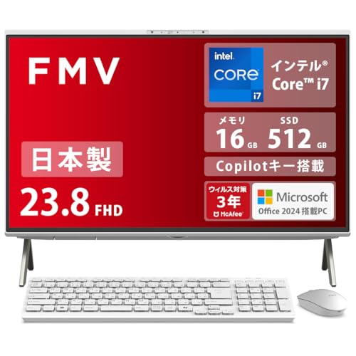 最上位！超快適！第9世代Corei7搭載富士通製高性能デスクトップPC本体